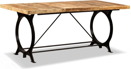 Medina Eettafel 180 cm massief ruw mangohout