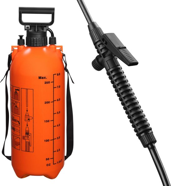 Plantenspuit - FUXTEC FX-DS8L - 8 liter, druk, bemesting, reiniging, ongediertebestrijding van Merkloos	 — afbeelding 4