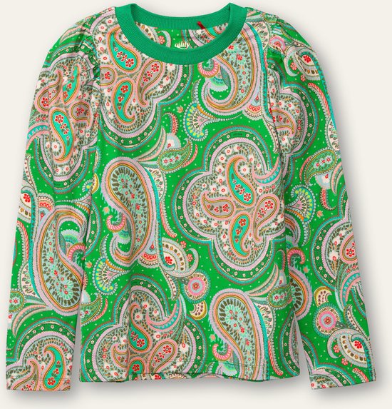 Tuin T-shirt 72 AOP Paisley Helena green Light Green: