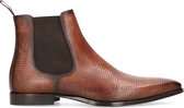 Black label - Heren - Cognac leren chelsea boots - Maat 43