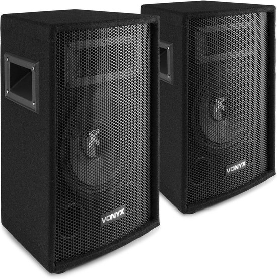 Passieve speakers - Vonyx SL6 - Set van 2 speakers met 6'' woofer 500W max. (set) - Incl. statieven - Vonyx