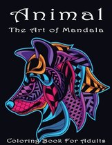 Animal The Art of Mandala Coloring Book for Adult