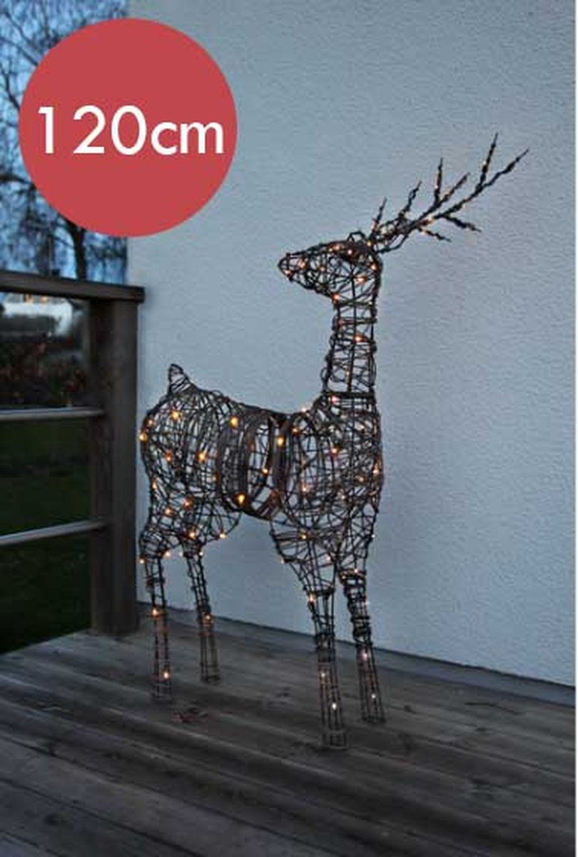 Dekofun Lichtgordijn, 600 leds, voor Kerstmis, buiten, waterval, 6 x 3
