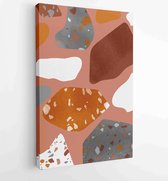 Canvas schilderij - Marble texture pattern for social media banners, Post and stories background, Home decoration, packaging design and prints 1 -    – 1917762992 - 40-30 Vertical