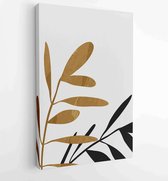 Canvas schilderij - Abstract Plant Art design for print, cover, wallpaper, Minimal and natural wall art. Vector illustration. 2 -    – 1814260232 - 115*75 Vertical