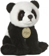 knuffelpanda MiYoni junior 25,5 cm pluche zwart/wit