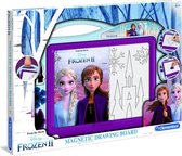 Frozen II magnetisch tekenbord 46 cm blauw/paars