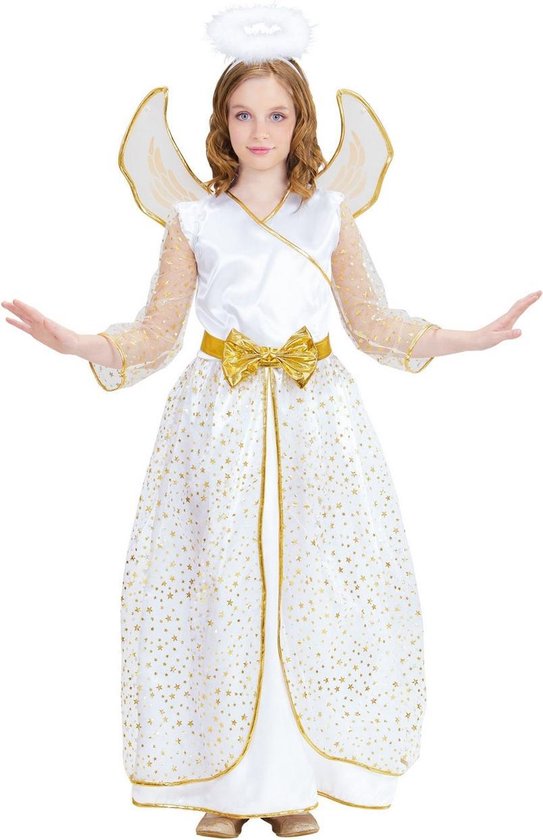 Ten einde raad Het Glad Engel Kostuum | Engel Elize | Meisje | Maat 104 | Carnaval kostuum |  Verkleedkleding | bol.com