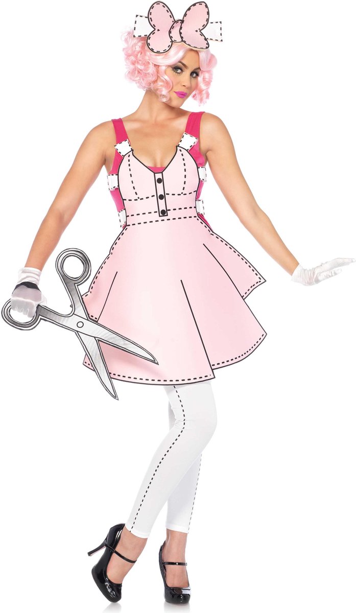 Paper Doll kostuum - Maat XS