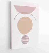 Canvas schilderij - Abstract organic shape Art design for poster, print, cover, wallpaper, Minimal and natural wall art. Vector illustration. 1 -    – 1834428184 - 50*40 Vertical