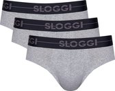 sloggi men Go Heren Mini 3-pack - Lichtgrijs melange - Maat XXL