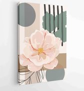 Canvas schilderij - Hand painted illustrations wall arts vector. Surface pattern design. 1 -    – 1843126798 - 80*60 Vertical
