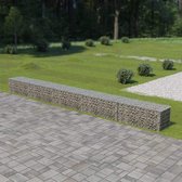 Everest Schanskorfmuur met deksels 600x50x50 cm gegalvaniseerd staal