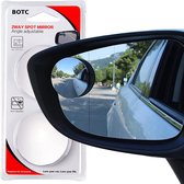 BOTC Dodehoekspiegel-set- Autospiegel-Veiligheid-Parkeren- 2 x Rond-Buitenspiegel - Auto - Zwart - Kunststof