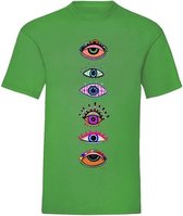 T-shirt Eyes - Happy green (XS)