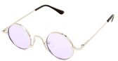 Kost Zonnebril 20-139 Unisex Rond Zilver/paars