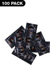 Exs Black Latex Condoms - 100 pack - Condoms