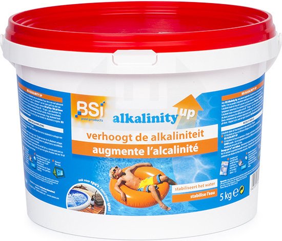 BSI - Alkalinity Up - verhoogt de alkaliniteit in w zwembad of spa - Gaat pH-schommeingen in water tegen - 5 kg