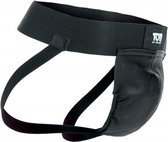 Leather Jockstrap M/L - Black - Maat M/L