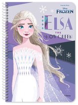 notitieboek Frozen 2 junior 25 x 17 cm papier paars