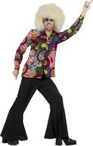 Wilbers & Wilbers - Jaren 80 & 90 Kostuum - Four Tops Disco Hemd Jaren 70 Man - multicolor - Maat 56 - Carnavalskleding - Verkleedkleding