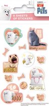 stickers Secret life of Pets junior wit 84 stuks