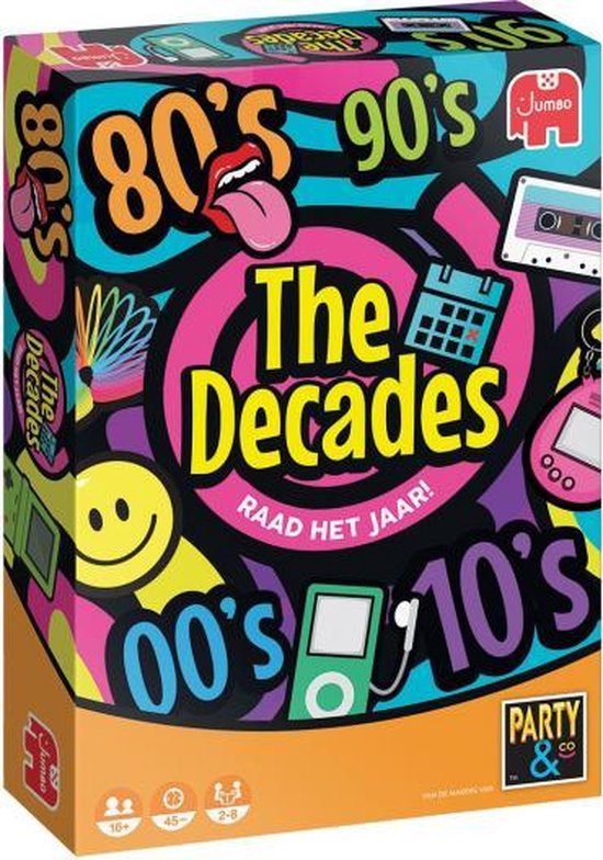 Thumbnail van een extra afbeelding van het spel gezelschapsspel Party en Co. The Decades
