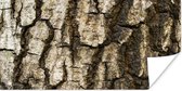 Poster Een close-up van de schors van een boomstam - 160x80 cm