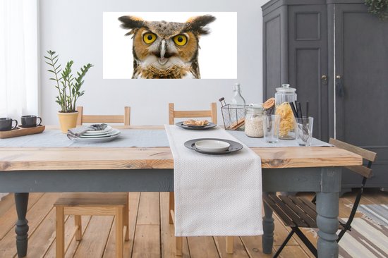 Poster Chouette - Vogel - Portrait - 120x60 cm