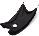 Baard Schort Scheer Cape Scheer Schort Baardschort Beard Cape - Zwart