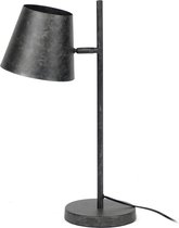 DePauwWonen - 1L Verstelbare metalen kap Tafellamp - E27 Fitting - Charcoal - Tafellampen voor Binnen, Tafellamp LED, Woonkamer, Bureaulamp, Designlamp Industrieel - Metaal - LxBxH