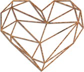 Cortenstaal wanddecoratie Heart - Kleur: Roestkleur | x 58.4 cm