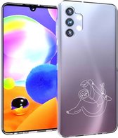 iMoshion Design hoesje voor de Samsung Galaxy A32 (5G) - Serious Request - Line art luiaard - Wit
