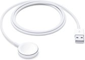 Case2go - Câble de charge adapté pour Apple Watch Series 1 / 2 / 3 / 4 / 5 / 6 / 7 / SE - Câble USB - 1,00 mètres - Wit