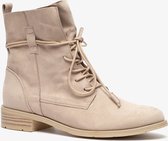 Nova dames veterlaarsjes - Beige - Maat 41