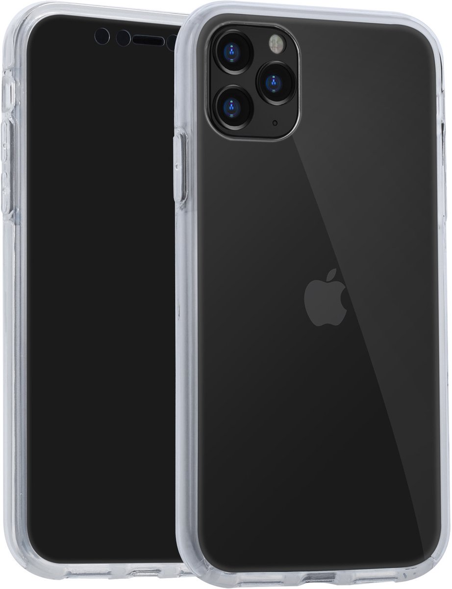 Apple iPhone 11 Pro Max Transparant Backcover hoesje Soft Touch - Kunststof