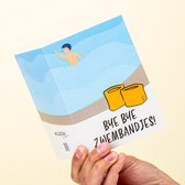 Nutcrackers Wenskaart Bye Bye Zwembandjes