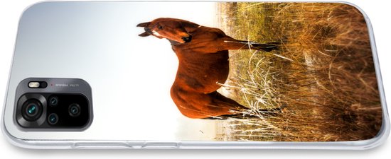 Coque Xiaomi Redmi Note 10 - Cheval - Pâturage - Australie - Coque de téléphone en Siliconen