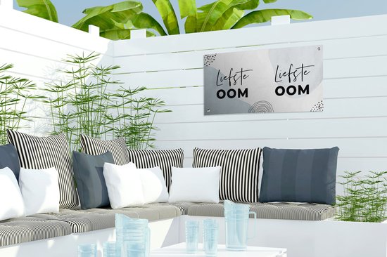 Affiche de jardin Citations - Oncle - Amour - 60x30 cm