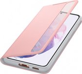 Samsung Smart Clear View Antibacteriële Hoesje - Samsung Galaxy S21 - Roze