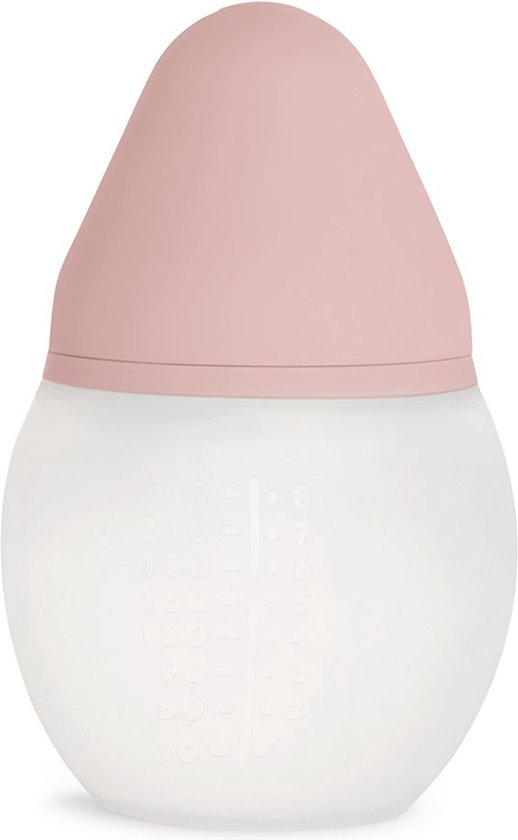 Elhée Siliconen Babyfles 240 ml - Blush van Elhée — afbeelding 3