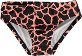 Beach & Bandits - UV-bikinibroekje voor meisjes - Spotted Moray - Zwart - maat 116-122cm