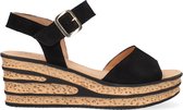 Gabor 651 Sandalen - Met Sleehak - Dames - Zwart - Maat 39