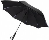 paraplu led 103 cm fiberglass/polyester zwart