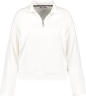 SAMOON Dames Sweater met schipperskraag Offwhite-56