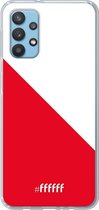 6F hoesje - geschikt voor Samsung Galaxy A32 4G -  Transparant TPU Case - FC Utrecht #ffffff