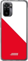 6F hoesje - geschikt voor Xiaomi Redmi Note 10 Pro -  Transparant TPU Case - FC Utrecht #ffffff