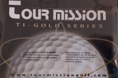 Tour Mission TI - Gold Series golfballen.