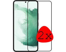 Screenprotector - 2 Stuks Geschikt voor Samsung Galaxy S22 Plus - Full Cover - Beschermglas - Gehard Glas - Tempered Glass - Screen Protector