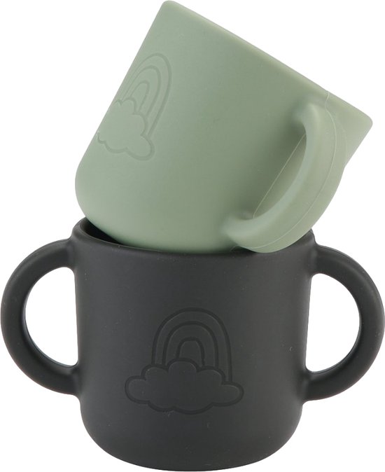 By Lille Vilde Sage & Forest 2 Stuks Drinkbeker met Deksel LV-CUP-63 van By Lille Vilde — afbeelding 4